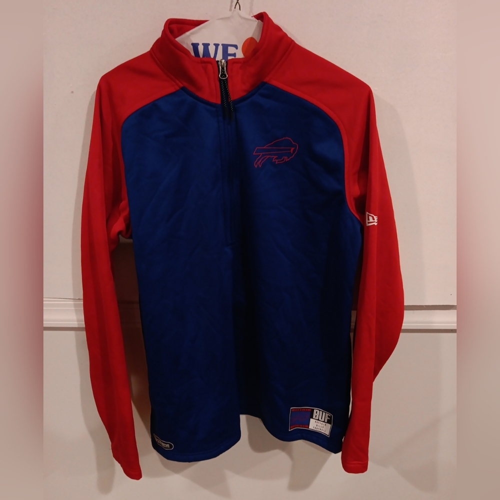 Buffalo Bills NFL New Era Combine Authentic Half-Zip Jacket Pullover Mens Large